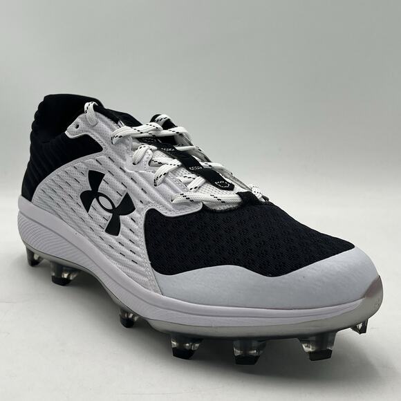 Under Armour Yard Mt Black White 3023439 001 Mens Size 12 NEW Baseball Shoes main image 7